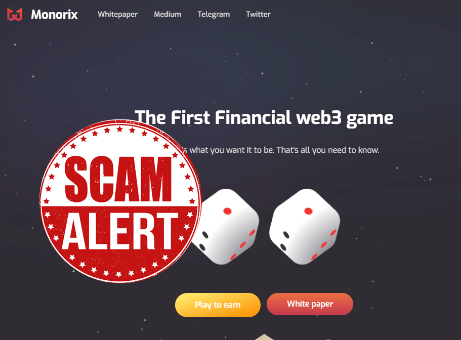 Monorix Scam Alert